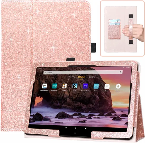 Miniatura 10 de DMLuna Case for All-New Amazon Fire HD 10 & 10 Plus Tablet (13th / 11th Generation, 2023/2021 Release) 10.1", Slim Cover with Folding Stand, Auto