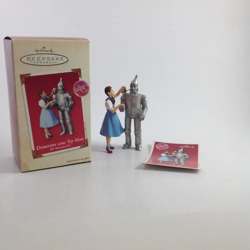 Miniatura 2 de Hallmark Dorothy y el hombre de hojalata del mago de Oz Ornamento