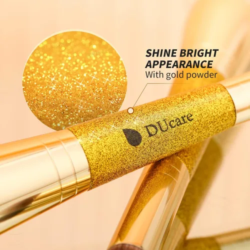 Miniatura 3 de DUcare Brochas de maquillaje Cepillo corrector de doble punta para base de polvo