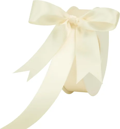 Miniatura 27 de Cinta de satén blanca de 1 pulgada de doble cara, 25 yardas para envoltura de regalos, ramo de novia, decoración de boda, decoración de fiesta