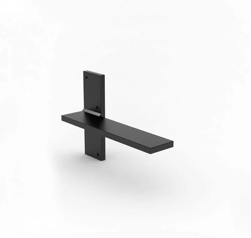 Miniatura 17 de Soporte de pared flotante para encimera, soportes de pared resistentes para crear bancos flotantes, escritorio, tocador, bar o repisa, acero