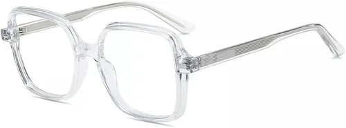 Miniatura 8 de Firmoo Lentes de bloqueo de luz azul para mujeres/hombres, antifatiga ocular, lentes de computadora con marco cuadrado