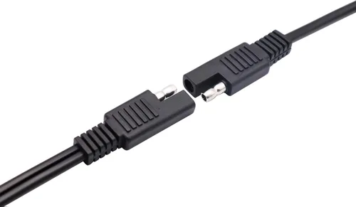 Miniatura 6 de Cable de conectores de CC a SAE, enchufe SAE a CC de 0.217 in x 0.083 in, adaptadores hembra para panel solar de RV, paneles de batería solar, Dc