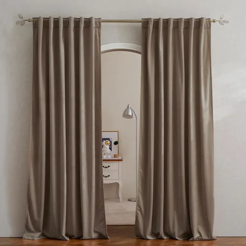 Miniatura 29 de Pony Dance Cortinas de terciopelo blanco de lana, suaves, clásicas, sólidas, aisladas térmicas, para sala de estar, protección de privacidad, lana