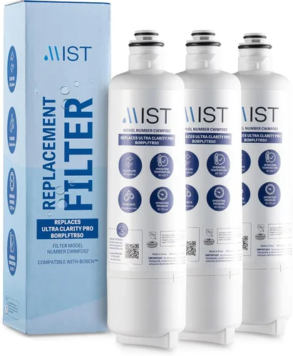 Miniatura 11 de Mist Ultra Clarity Pro Filtro de agua de repuesto compatible con Bosch BORPLFTR50, filtro de agua para refrigerador compatible con BORPLFTR55