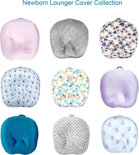 Miniatura 3 de KiddyKlouds - Funda para almohada de lactancia, tela Minky (lavanda)