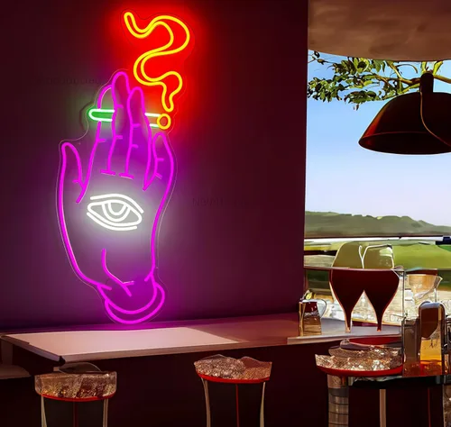 Miniatura 2 de Letreros de neón para decoración de pared, letreros luminosos para dormitorio, sala de juegos, fiesta, club, caja de baterías o alimentado por USB