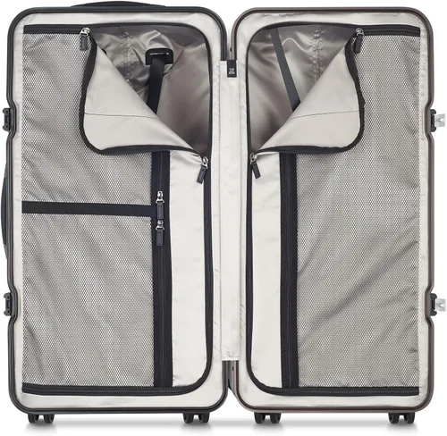 Miniatura 4 de DELSEY Paris Peugeot Voyages - Maleta rígida con ruedas giratorias, BLANCO BRILLO, Peugeot Equipaje rígido Voyages con ruedas giratorias