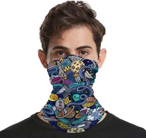 Miniatura 4 de AMRANDOM Polaina para el cuello para mujeres y hombres, pasamontañas, pasamontañas, pañuelos transpirables