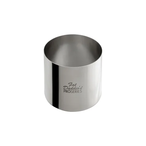 Miniatura 22 de Fat Daddio's Anillo redondo de acero inoxidable para pasteles y pastelería, 2 x 0.75 pulgadas