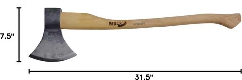 Miniatura 5 de Biber Muller Castor-Hacha Broad Broad Broad 56.44 oz,5.65 Pound– Línea Classic-S – Mango de nogal americano – Forjado a mano en Austria- 7019,16