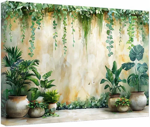 Miniatura 7 de VOCBAN Plant Wall Decor Prints, Retro Botanical Style Plant Botanical Prints Posters Wall Art For Living Room Decor Canvas Prints Home Artwork