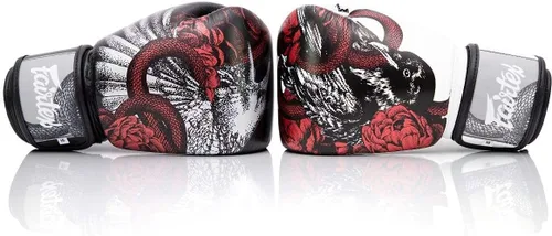 Miniatura 6 de Fairtex Edición limitada de guantes de boxeo Beauty of Survival Elaboración premium Cuero de grano completo Diseño elegante Ajuste ajustable