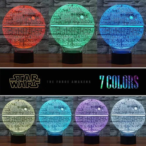Miniatura 2 de Manco 3 patrones de 16 colores 3D luz nocturna regalos de cumpleaños para fans