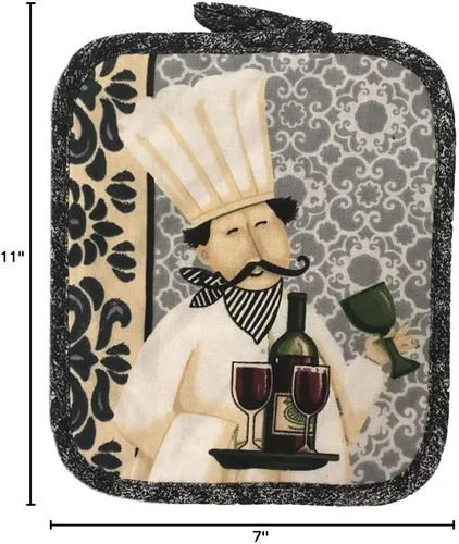 Miniatura 9 de Manoplas de horno y soportes para ollas, juegos de toallas de cocina y paños de cocina, guantes de horno, paños de cocina, juego de paños de cocina