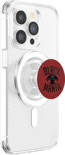 Miniatura 3 de DC Comics Fan Art Aquaman - Máscara de manta negra PopSockets MagSafe PopGrip para iPhone