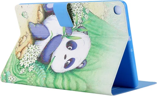 Miniatura 3 de LCHDA Funda para Samsung Galaxy Tab A8 10.5 2021 (SM-X200 / SM-X205), soporte delgado con tapa para folio, cubierta pintada inteligente, piel