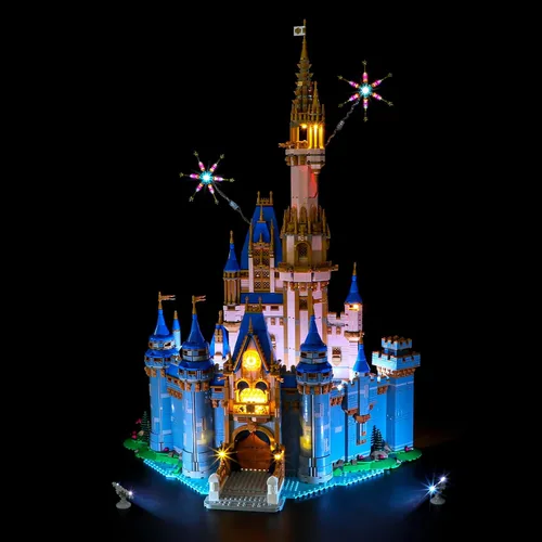 Miniatura 9 de BRIKSMAX Kit de iluminación LED para LEGO-43222 Disney Castle (versión de control remoto), compatible con el modelo de bloques de construcción