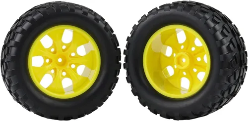 Miniatura 7 de Neumáticos y ruedas de 0.110 in Hex - 1/10 RC Monster Truck Neumáticos 5.118 in para Traxxas Stampede, Slash con inserto de espuma
