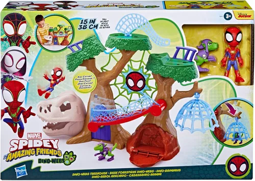 Miniatura 3 de Spidey and HIS Amazing Friends Marvel Dino-Webs Treehouse Super Hero Playset