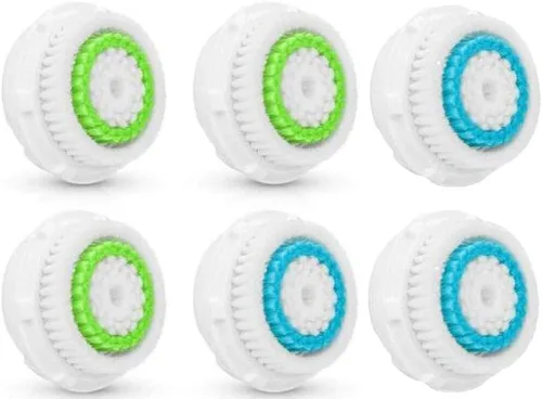 Miniatura 3 de Cabezales de cepillo de limpieza facial, reemplazos de cabezal de cepillo facial compatibles con Clarisonic Mia 1, Mia 2, Mia Fit, Alpha Fit, Smart