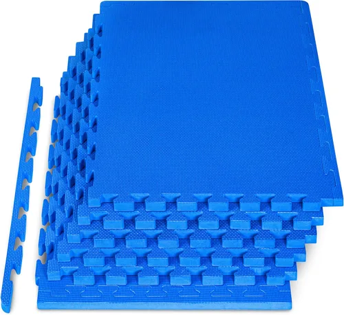 Miniatura 7 de ProsourceFit Tapete de Ejercicio Extra Grueso Tipo Rompecabezas de 1", Baldosas de Espuma EVA Entrelazadas para Protección, Suelo de Entrenamiento
