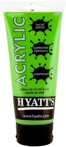 Miniatura 106 de Hyatt's Alizarine - Pintura acrílica carmesí Tubo de pintura acrílica de 2.5 fl oz de grado artístico Secado rápido y pintura no tóxica