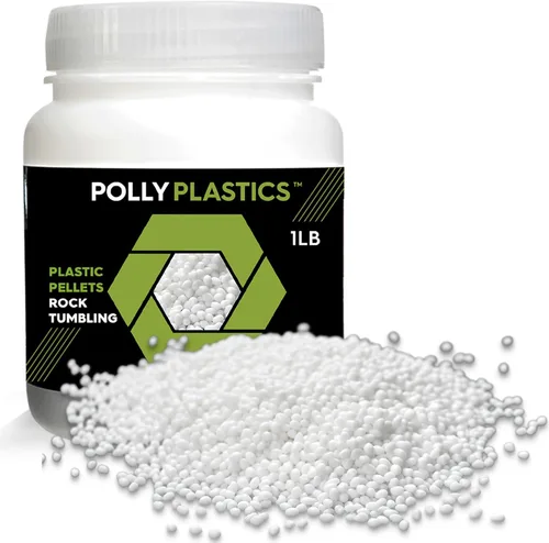 Polly Plastics Pellets de polietileno de plástico de polipropileno – 1 libra de medios para aumentar la acción de volteo