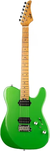 Miniatura 8 de EART TL-380 Guitarra eléctrica profesional para jugadores versátiles Cuello y diapasón de arce tostado, pastillas humbuckers con bobina dividida