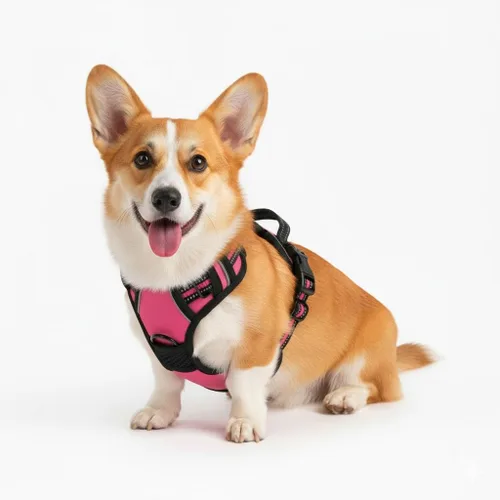 Miniatura 18 de Arnés para perro sin tirones, chaleco táctico verde XL, arnés extra grande de nailon 900D resistente con asas de fácil control, chaleco acolchado