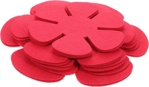 Miniatura 10 de Hemoton Mantel individual resistente al calor, no tejido, protector de ollas de 12 pulgadas para apilar utensilios de cocina y prevención de arañazos