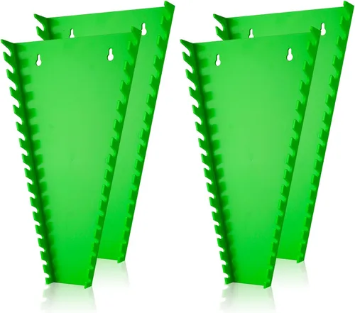 Miniatura 16 de ALOANES Organizador de llaves de plástico ABS de 32 ranuras, organizador de llaves colgantes estándar para caja de herramientas y pared, compatible