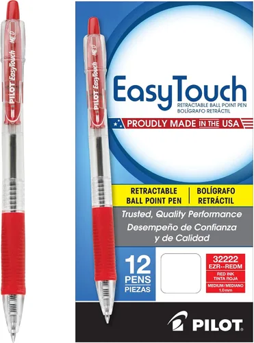 Miniatura 2 de Bolígrafo retráctil de punta media EasyTouch (32241), de Pilot, Azul