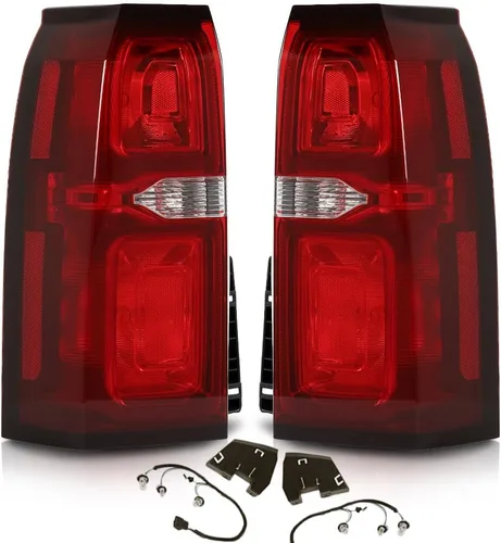 Miniatura 17 de PIT66 Luces traseras compatibles con Chevy Silverado 1500 2500 3500 2003 2004 2005 2006, conjunto de lámpara de luz trasera LED izquierda y derecha