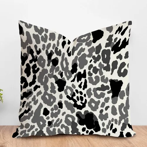 Miniatura 38 de ArogGeld Funda de almohada para sofá, guepardo y leopardo, estampado de leopardo, funda de cojín decorativa de granja para sala de estar