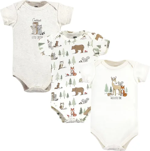 Miniatura 427 de Hudson Baby baby-girls Cotton Bodysuits 3-pack