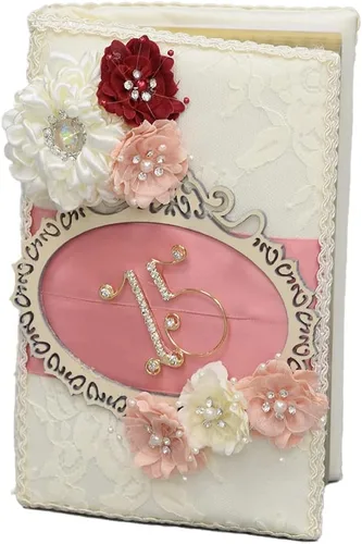 Miniatura 7 de A&C Quinceañeras and More Accesorios Juego de membrillo Sweet Sixteen Accessories Quinceañera bible Quinceañera Tosting Set 194 (álbum)