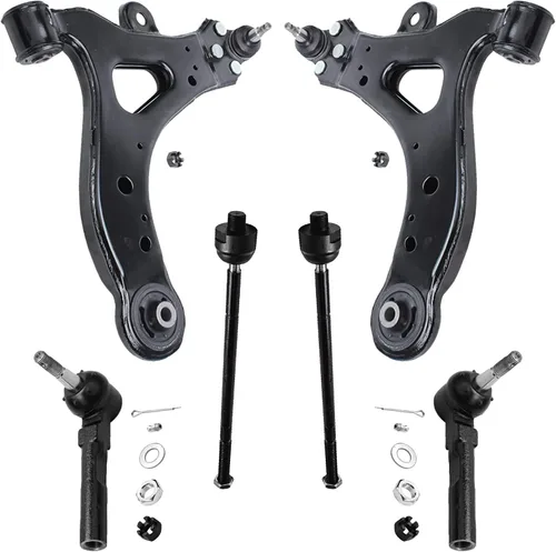 Miniatura 94 de Detroit Axle - Kit de extremo delantero para Chrysler 300 Dodge Charge Challenger 2011-2023, 2 brazos de control inferiores traseros 2 rótulas