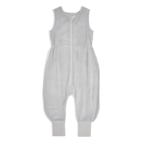 HALO Saco de Dormir para Niños, Manta Portátil 100% Algodón, TOG 0.5, Gris, 2T