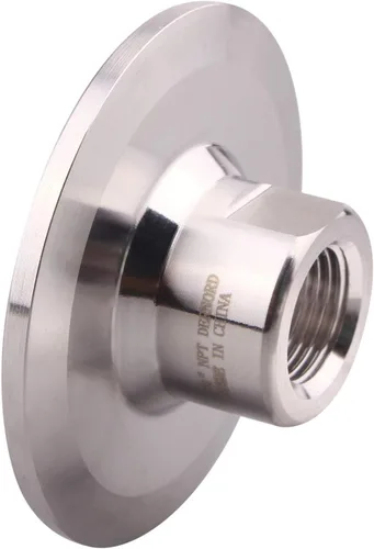 Miniatura 6 de DERNORD Abrazadera Sanitaria Tri a NPT Hembra Tri Clover (1" NPT Hembra (abrazadera Tri de 1.5 pulgadas))