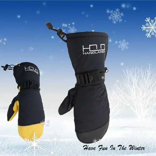 Miniatura 6 de HANDLANDY Guantes de esquí impermeables de invierno para hombres y mujeres, 3M Thinsulate resistentes al viento, guantes de nieve cálidos, guantes