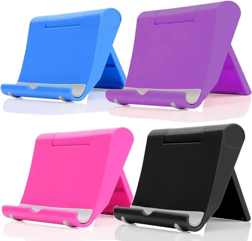 Miniatura 13 de Soporte para Teléfono Celular de Escritorio Plegable Soporte para Teléfono Celular de Escritorio Soporte para Tableta Base para Teléfono Móvil, Rosa