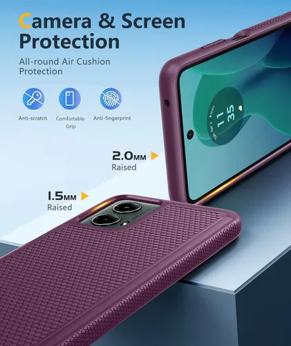 Miniatura 665 de FNTCASE Funda para iPhone 17 Pro: Fundas delgadas translúcidas de color azul claro compatibles con MagSafe, protección completa de la cámara
