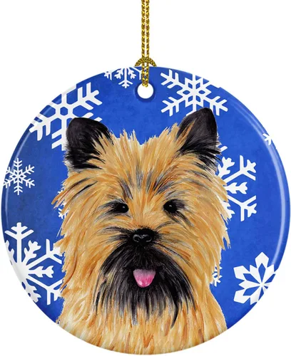 Miniatura 113 de Caroline's Treasures Cavalier Spaniel - Adorno de cerámica para colgar en el árbol de Navidad, para el hogar, Navidad, fiestas, regalo, 3 pulgadas