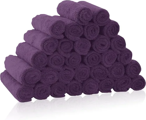 Miniatura 17 de Paquete de 16 paños para bebé, forro polar coral de lujo, extra absorbentes y suaves, para recién nacidos, bebés y niños pequeños, adecuados