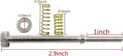 Miniatura 2 de Reemplazo del kit de reconstrucción de bujías de tornillo inactivo para carburador estilo mariposa CV acero inoxidable reemplaza 27006-88