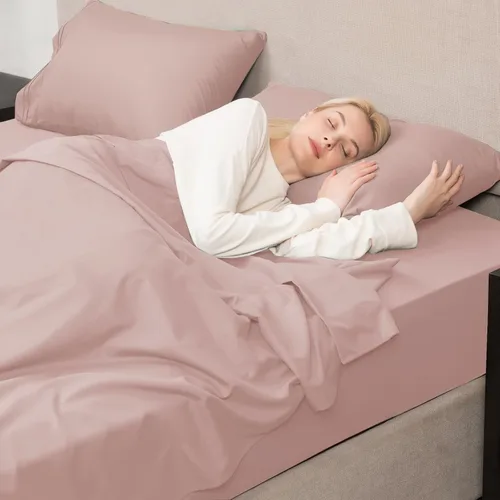 Miniatura 6 de Mejoroom - Juego de sábanas tamaño Queen, sábanas y fundas de almohada de lujo para hoteles de 1800 hilos, sábana bajera con bolsillos profundos