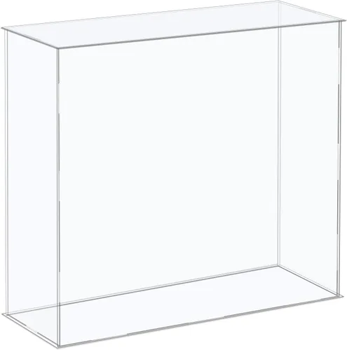 Miniatura 21 de MECCANIXITY Vitrina de acrílico Caja de plástico Caja de almacenamiento de cubo transparente Ensamble escaparate de 14.1 x 12.2 x 10.2 pulgadas