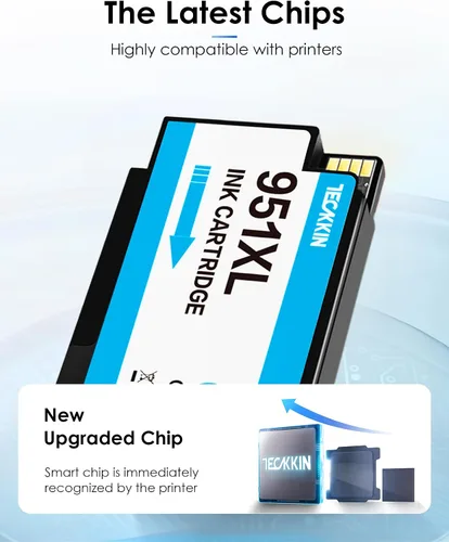 Miniatura 7 de Paquete combinado 950XL 951XL de alto rendimiento, 5 unidades compatibles con cartuchos de tinta HP 950 951, paquete combinado funciona con HP