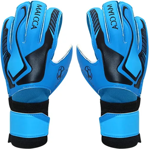 Scott Edward Guantes de portero de fútbol para portero, guantes de fútbol para adultos, kit con palmas súper agarre, para prevenir lesiones, talla